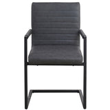 Dining Chair Kubis FavoFurn Anthracite LxBxH 71x59x58 Artificial leather Nnb