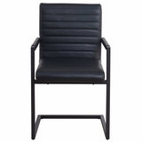 Dining Chair Kubis FavoFurn Black LxBxH 71x59x58 Artificial leather Nnb