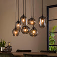 Pendant Light Miles HomeHaven Grey LxBxH 124x38x18 Glass Nnb