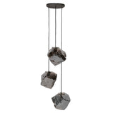 Pendant Light Holden HomeHaven Silver LxBxH 91x41x37 Glass Nnb