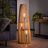 Floor lamp Houston HomeHaven Brown LxBxH 128x45x45 Mango wood Nnb