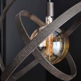 Pendant Light Neill HomeHaven Black LxBxH 67x67x17 Metal Nnb