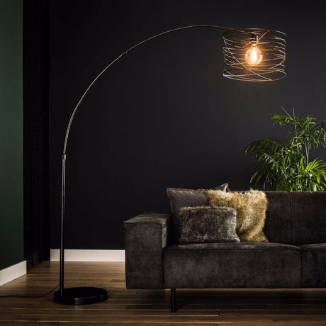 Arc lamp Otis HomeHaven Black LxBxH 44x44x11 Metal Nnb