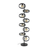 Floor lamp Kimball HomeHaven Black LxBxH 153x44x18 Metal Nnb